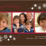 Shutterfly's Snow Flurries Cocoa Christmas Card