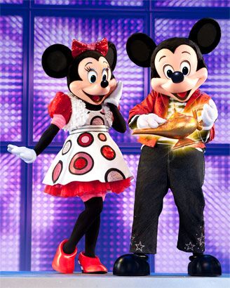 Mickey & Minnie with Genie lamp