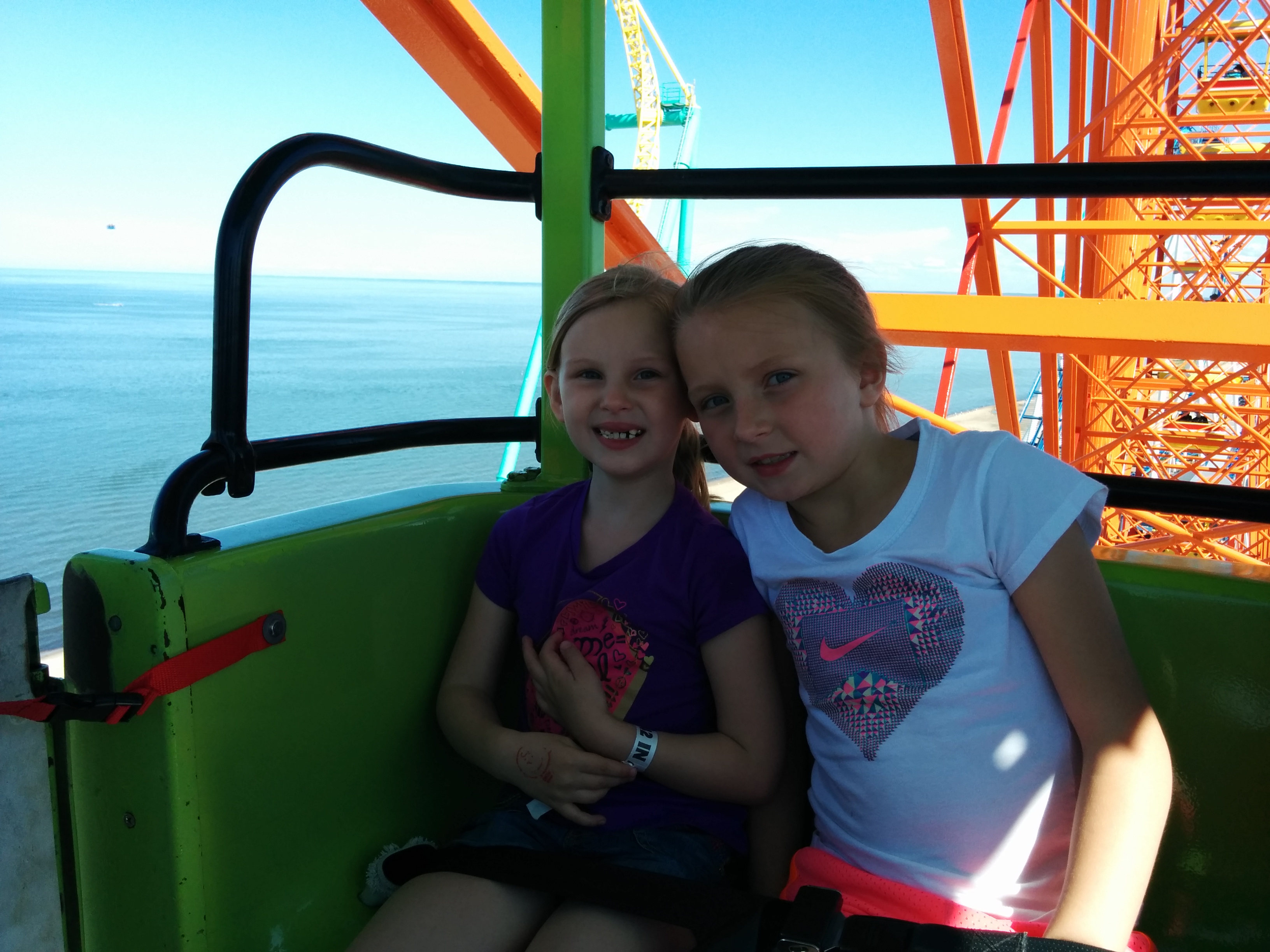 Cousins at Cedar Point