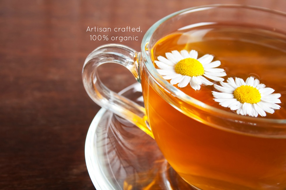 chamomile tea closeup